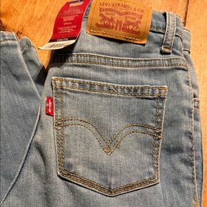 Levi's Light Blue High Rise Super Skinny Jeans 7